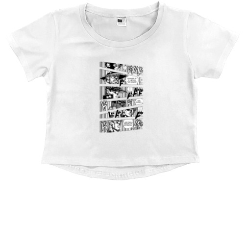 Kids' Premium Cropped T-Shirt - jojo bizarre adventure manga - Mfest