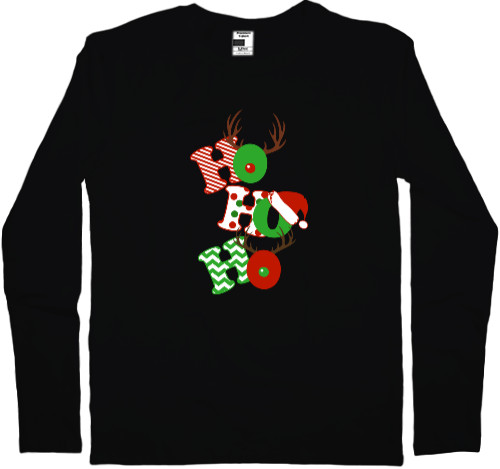 Men's Longsleeve Shirt - ho ho ho - Mfest