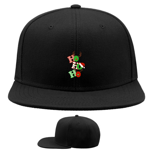 Snapback Baseball Cap - ho ho ho - Mfest