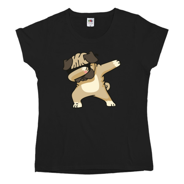 Women's T-shirt Fruit of the loom - dog dab - Mfest