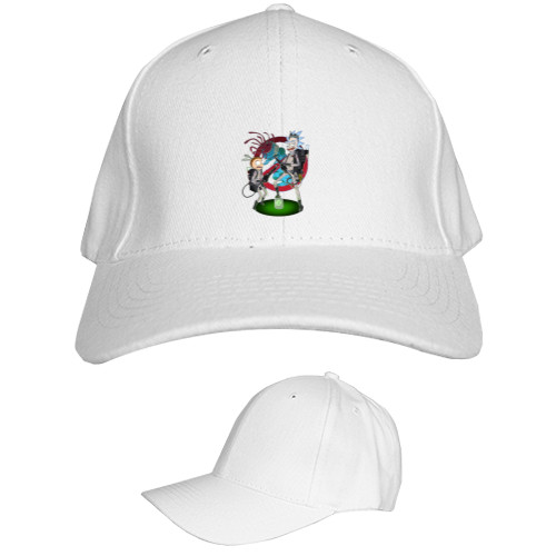 Kids' Baseball Cap 6-panel - Rick and Morty as Ghostbusters - Mfest