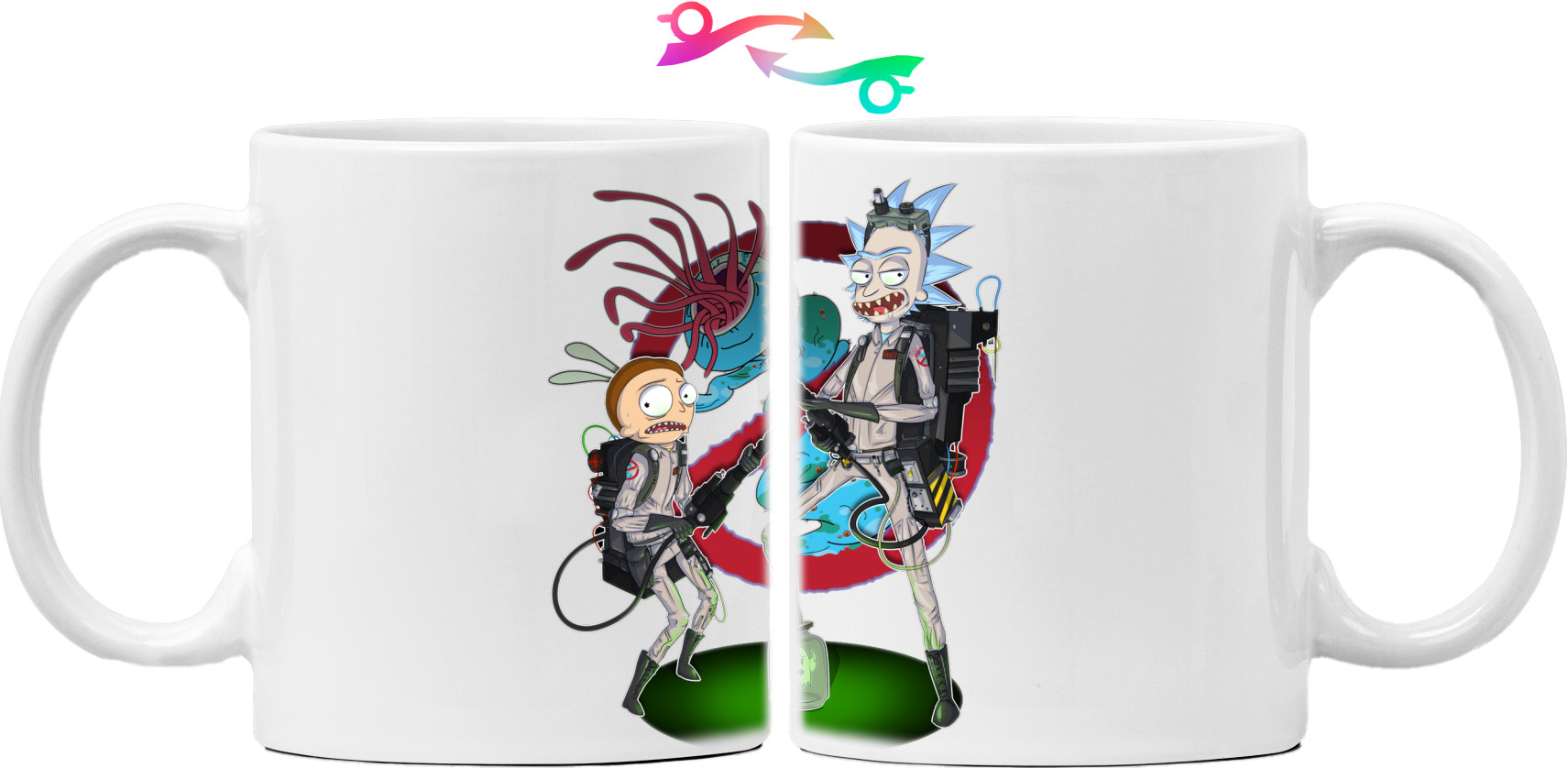 Mug - Rick and Morty as Ghostbusters - Mfest