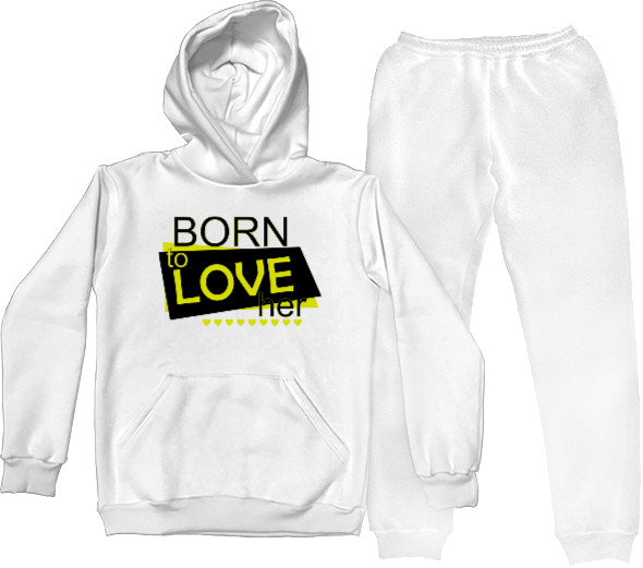 Sports suit for women - Born to love her - Mfest