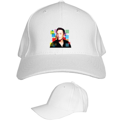 Kids' Baseball Cap 6-panel - Илон Маск - Mfest