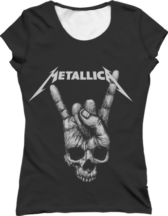 Women's T-Shirt 3D - METALLICA - Mfest