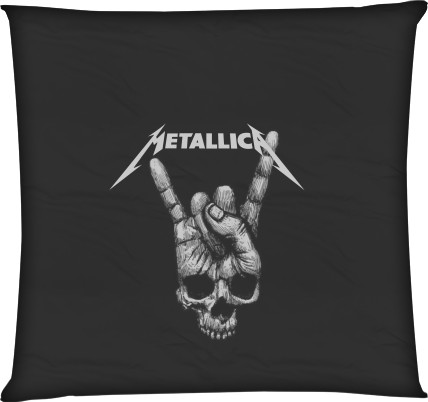 Square Throw Pillow - METALLICA - Mfest