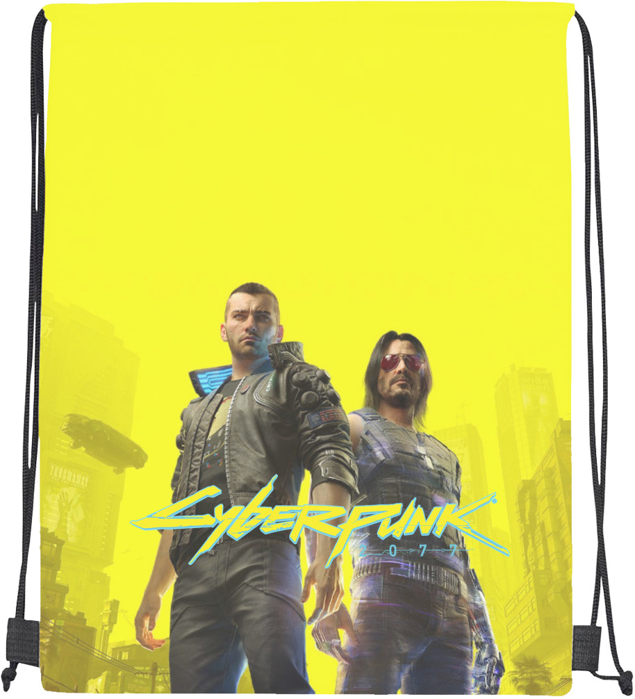 Drawstring Bag - cyberpunk 2077 - Mfest