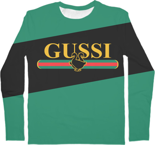 Men's Longsleeve Shirt 3D - GUSSI 2 - Mfest