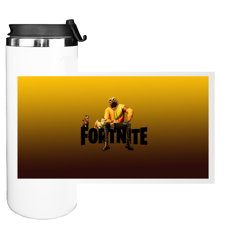 Water Bottle on Tumbler - fortnite doggo - Mfest