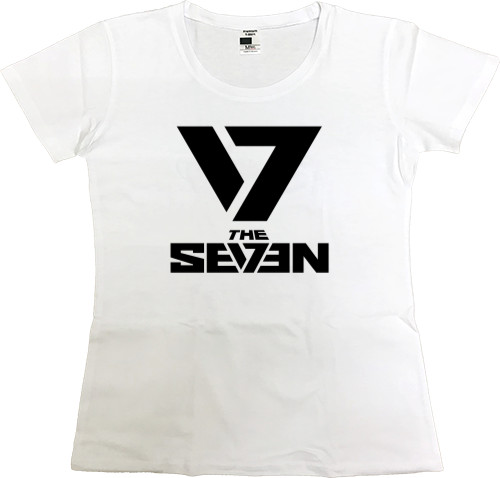 Women's Premium T-Shirt - THE BOYS VOUGH / ПАЦАНЫ ЛОГО - Mfest