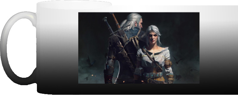 Magic Mug - witcher geralt and ciri - Mfest