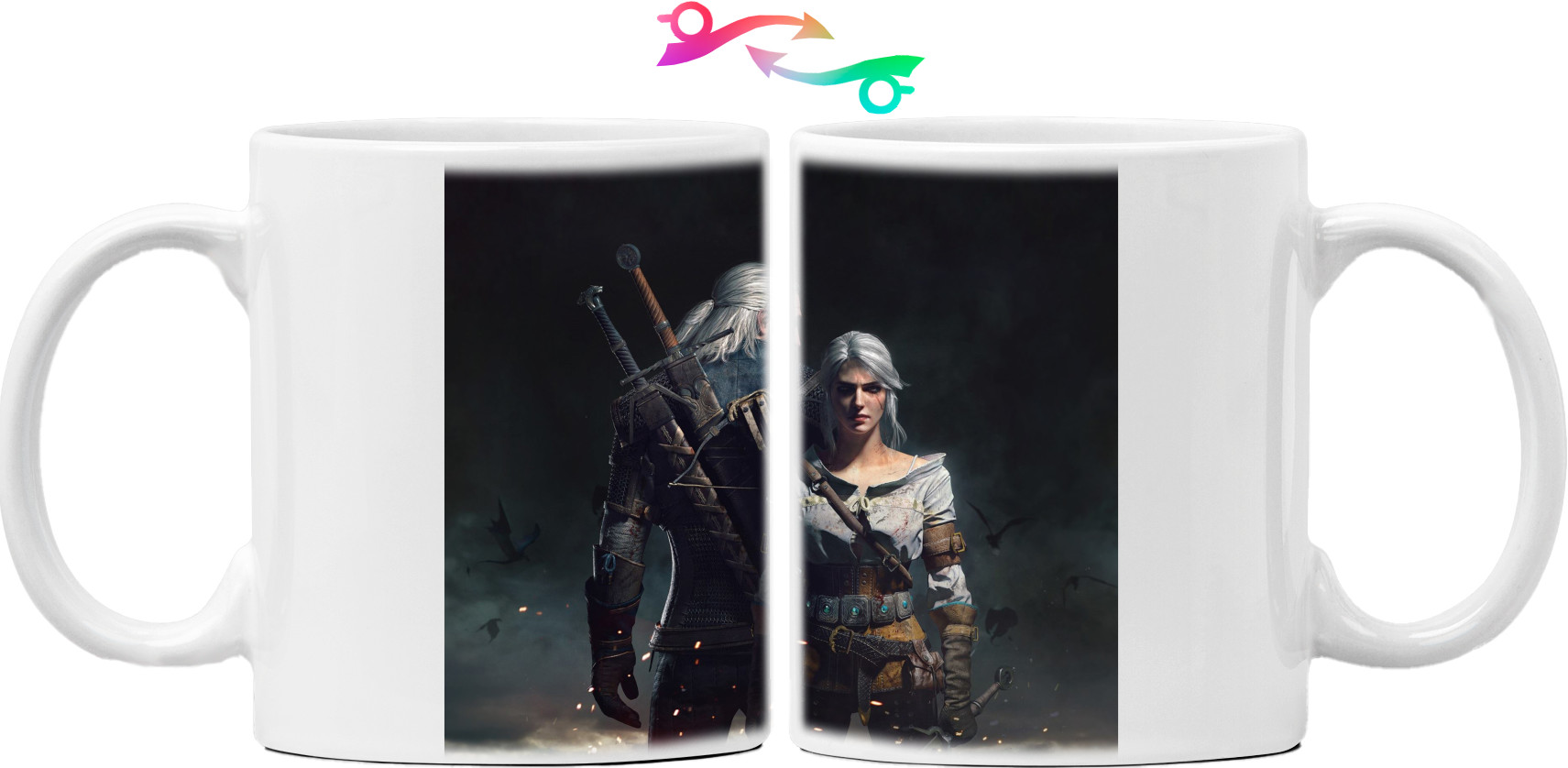 The Witcher / Ведьмак - Mug - witcher geralt and ciri - Mfest