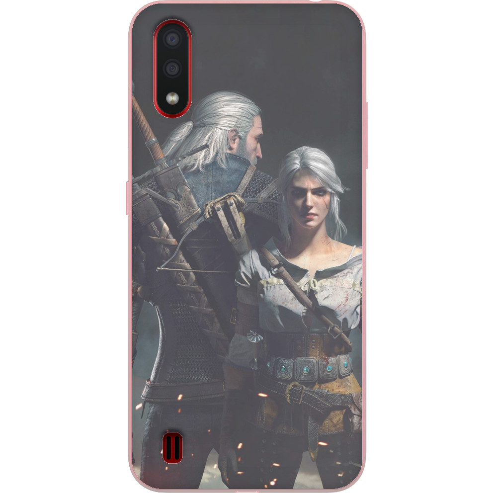 Чехол Samsung - witcher geralt and ciri - Mfest