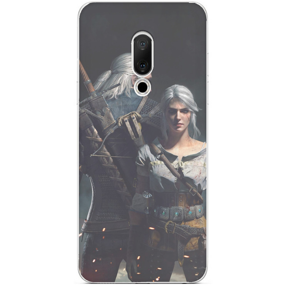 Чехол Meizu - witcher geralt and ciri - Mfest