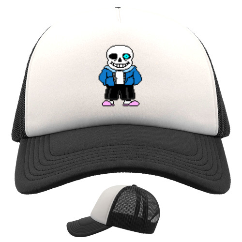 Undertale - Trucker Cap - sans pixel - Mfest