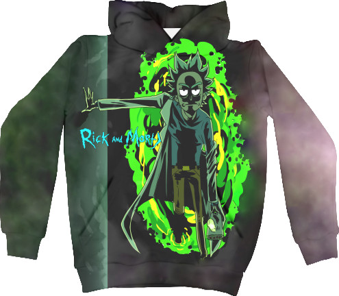 Unisex Hoodie 3D - Рик 3 - Mfest