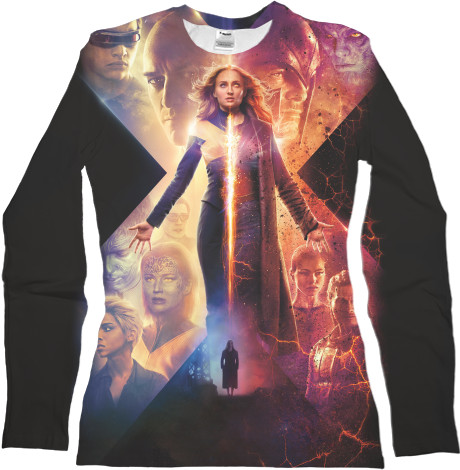 Women's Longsleeve Shirt 3D - x-men - Mfest