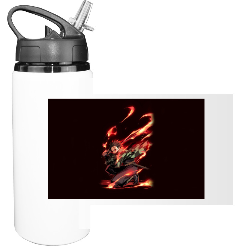 Sport Water Bottle - TANJIRO KAMADO - Mfest