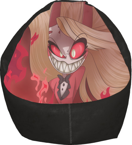 Bean Bag Chair - hazbin hotel demon charlie - Mfest