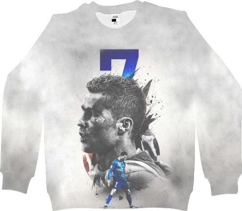 Men's Sweatshirt 3D - ronaldo - Mfest