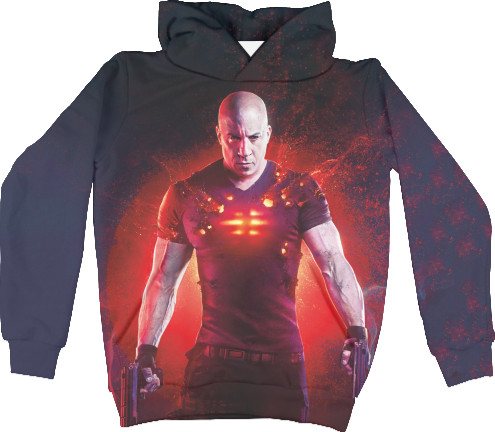 Kids' Hoodie 3D - Bloodshot - Mfest