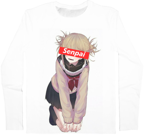 Men's Longsleeve Shirt 3D - senpai 3 - Mfest