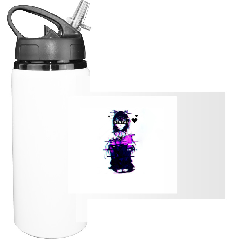 Senpai - Sport Water Bottle - senpai - Mfest