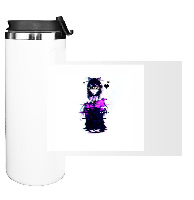 Senpai - Water Bottle on Tumbler - senpai - Mfest