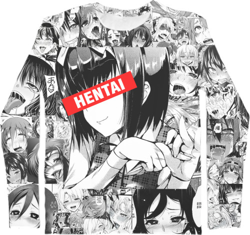 Men's Longsleeve Shirt 3D - HENTAI - Mfest