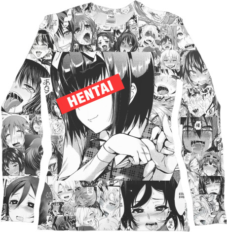 Women's Longsleeve Shirt 3D - HENTAI - Mfest