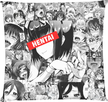 Подушка квадратна - HENTAI - Mfest