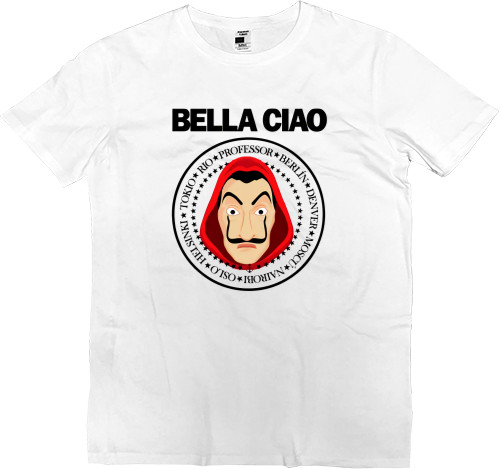 Men’s Premium T-Shirt - la casa de papel dali mask - Mfest