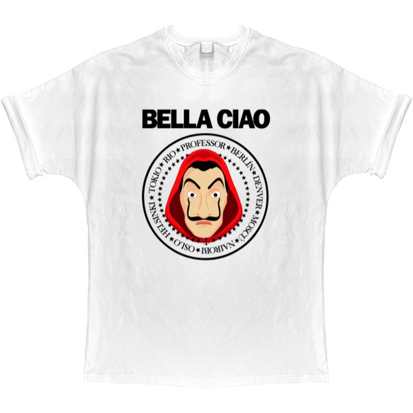 T-shirt Oversize - la casa de papel dali mask - Mfest