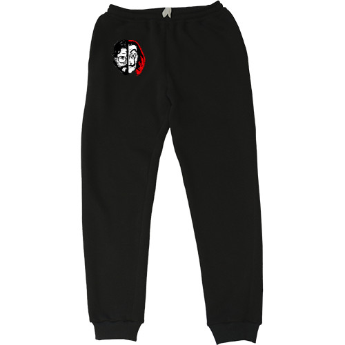 Kids' Sweatpants - la casa de papel dali mask - Mfest