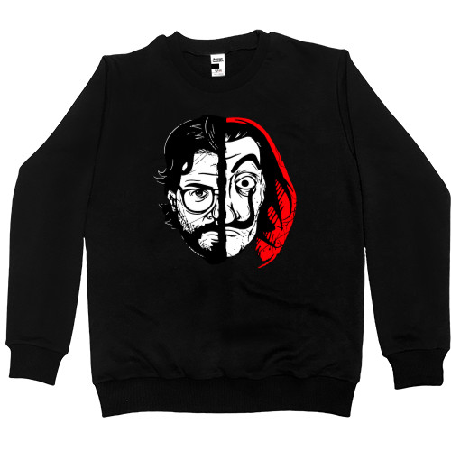 Women's Premium Sweatshirt - la casa de papel dali mask - Mfest