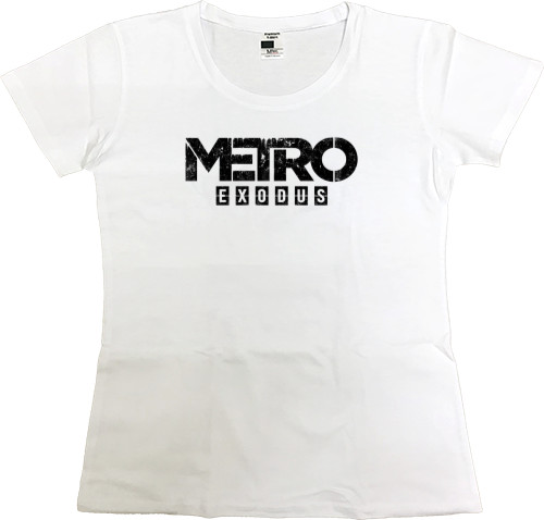 Women's Premium T-Shirt - metro 2033 LOGO - Mfest