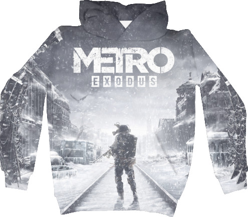 Kids' Hoodie 3D - metro - Mfest