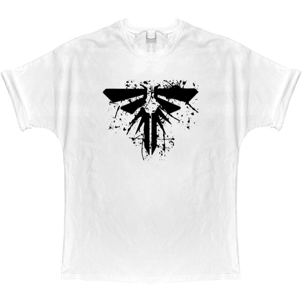 T-shirt Oversize - The last of us spray logo - Mfest