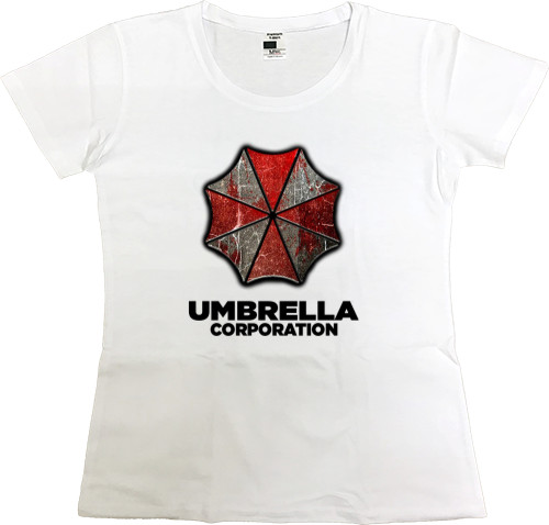 Футболка Преміум Жіноча - UMBRELLA CORPORATION - Mfest