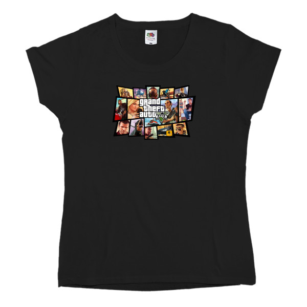 Women's T-shirt Fruit of the loom - gta 2 - Mfest