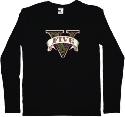 Men's Longsleeve Shirt - GTA 5 3D Logo - Mfest