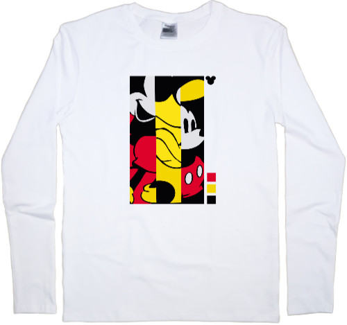 Men's Longsleeve Shirt - Mickey Mouse art - Mfest