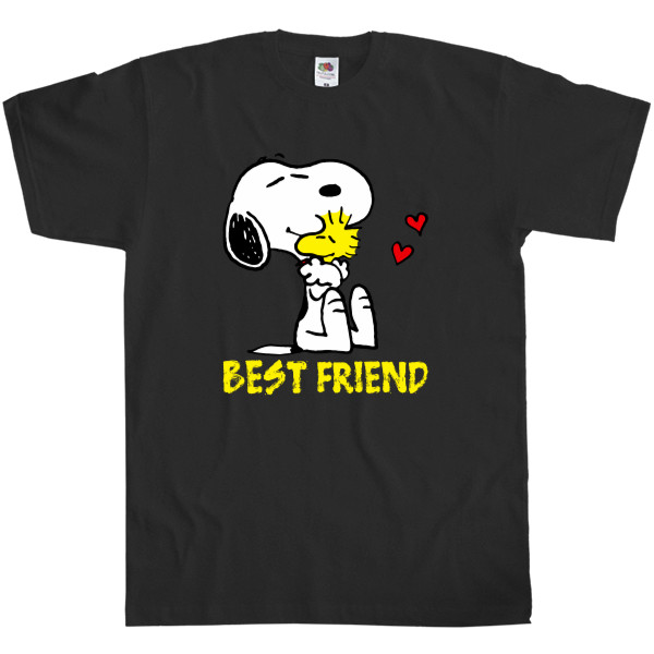 Футболка Классика Детская Fruit of the loom - Best friend (snoopy) - Mfest