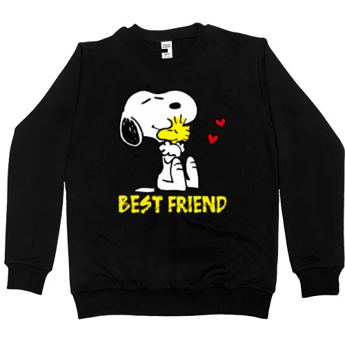 Світшот Преміум Чоловічий - Best friend (snoopy) - Mfest