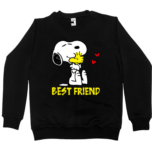 Світшот Преміум Жіночий - Best friend (snoopy) - Mfest