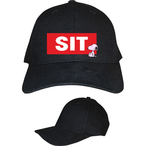 Kids' Baseball Cap 6-panel - SIT (snoopy) - Mfest