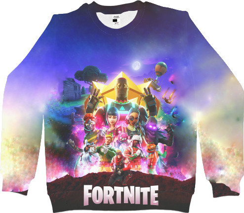 Women's Sweatshirt 3D - fortnite 2 - Mfest