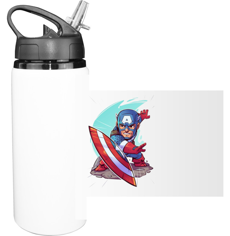 Sport Water Bottle - Captain America - Mfest