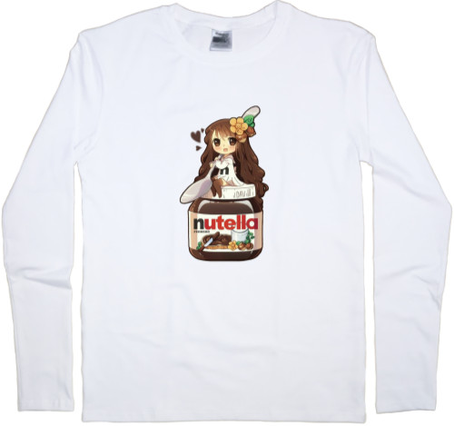 Men's Longsleeve Shirt - chibi nutella - Mfest