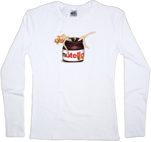 Тренды - Women's Longsleeve Shirt - NUTELLA - Mfest